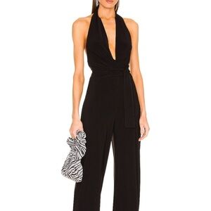 NWT Norma Kamali Halter Jumpsuit sz S